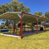 Shade Structure covering playground - Outdoor World