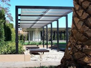 Custom Steel Pergola