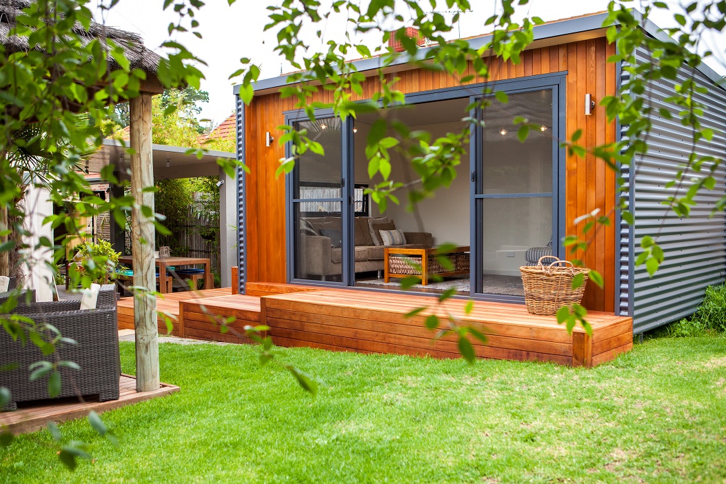 Warm Backyard Shed